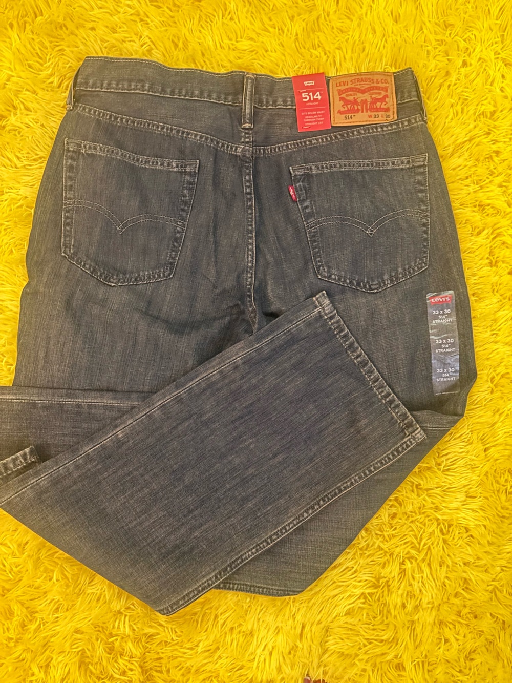 Levi's Men's 514 Straight Leg Jeans - Dark Blue